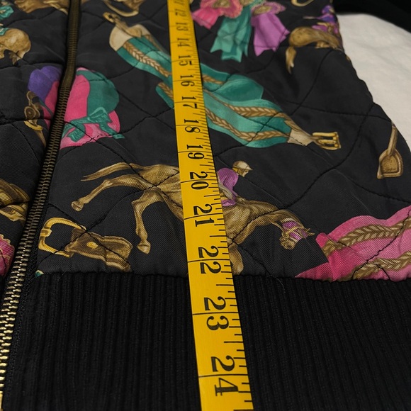 Ralph Lauren Ladies Size Large Black Front Zip Equestrian Sweater - Picture 4 of 5